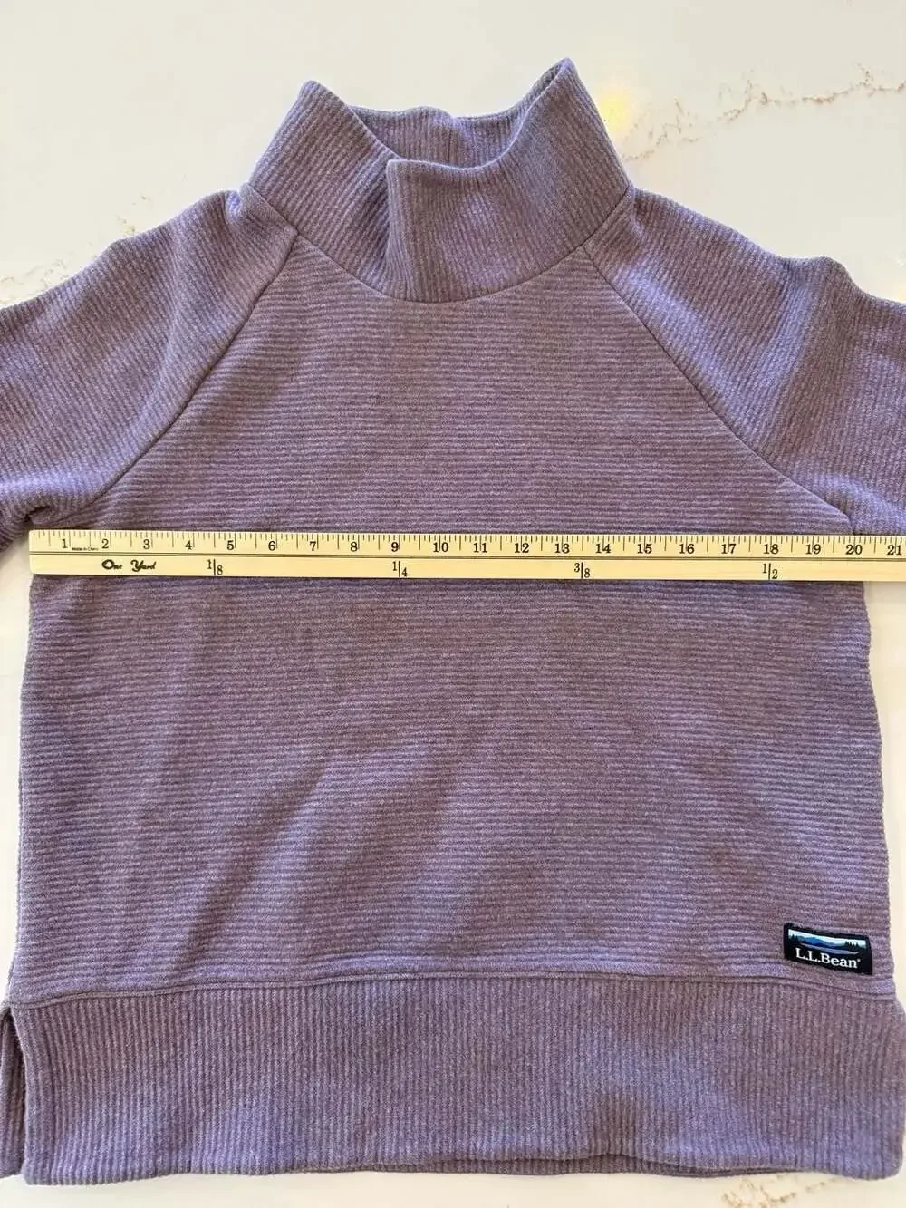 L.L.Bean Women's Lakewashed Double-Knit Funnelneck Sweater